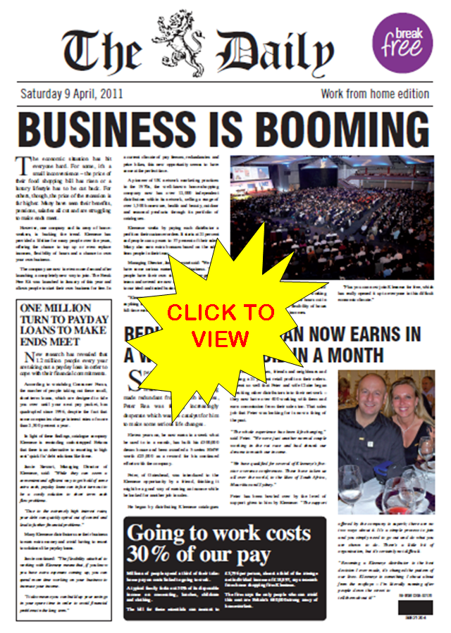 Kleeneze Newspaper